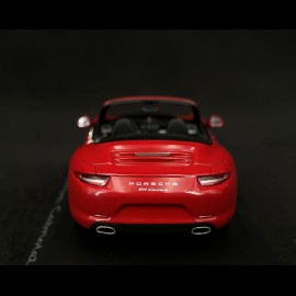 Porsche 911 typ 991 Carrera Cabriolet 2012 Indischrot 1/43 Minichamps WAP0200120C