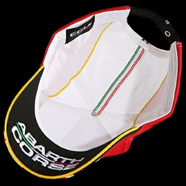 Abarth Hat Corse White / Red / Black ABCAP09-200