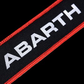 Abarth Sclüsselanhänger Double Logo Schwarz / Rot AB906-100