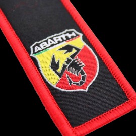 Abarth Sclüsselanhänger Double Logo Schwarz / Rot AB906-100