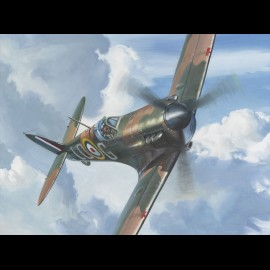 Poster Spitfire original drawing by Benjamin Freudenthal