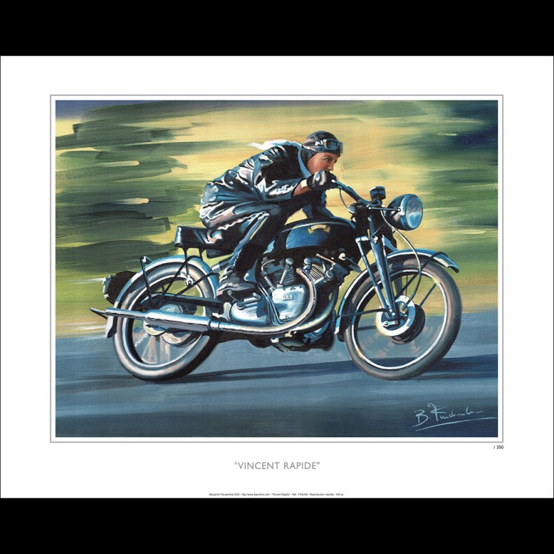 Poster Vincent Rapide Original Zeichnung von Benjamin Freudenthal