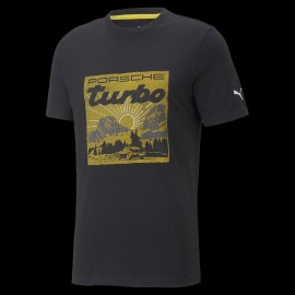 Porsche Turbo Puma T-Shirt Schwarz 534832-01 - Herren