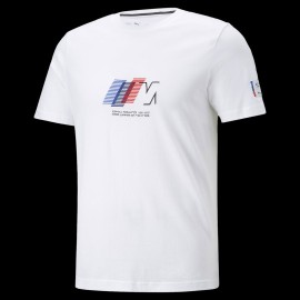 T-Shirt BMW Motorsport Puma Graphic Blanc 534803-03 - homme