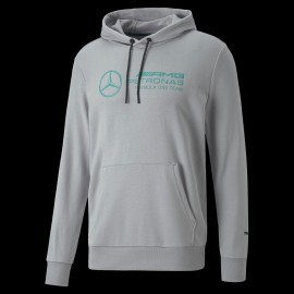Sweatshirt Mercedes-AMG Petronas Hoodie F1 Puma Grey 535219-02 - men