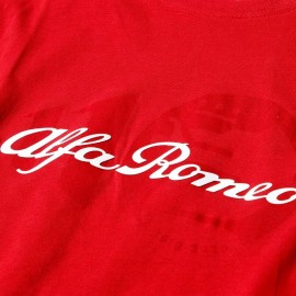 Alfa Romeo T-shirt 110 Jahre 1910-2020 Rot / weiß AR000-600 - Herren