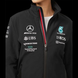 Mercedes-AMG Jacke Petronas F1 Team Hamilton Russell Softshell Formel 1 Schwarz 701219233-001