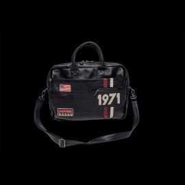 Leather Messenger Bag Wayne Steve McQueen - Black 26325-2838