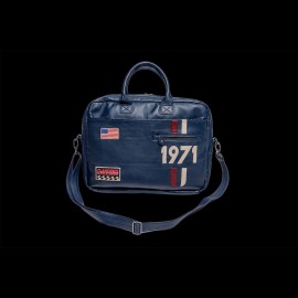Leather Messenger Bag Wayne Steve McQueen - Blue 26325-2915
