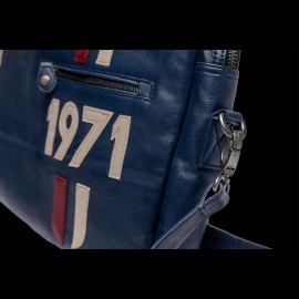 Leather Messenger Bag Wayne Steve McQueen - Blue 26325-2915