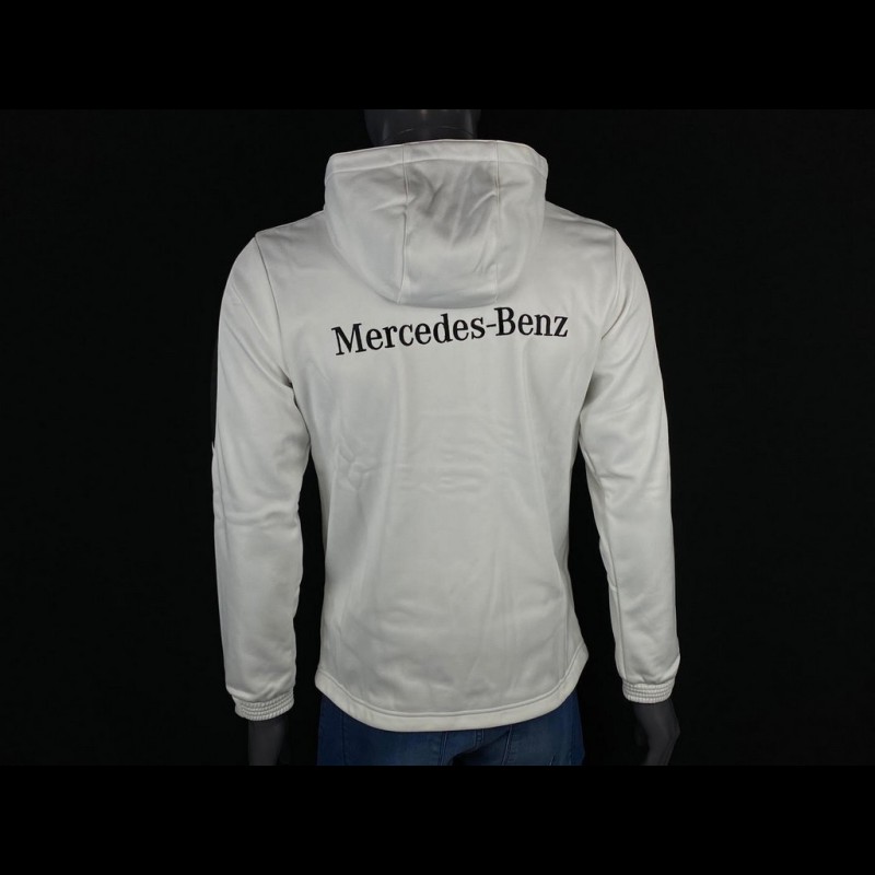 Mercedes Softshell Jacke Weiß / Schwarz Hoodie Mercedes-Benz