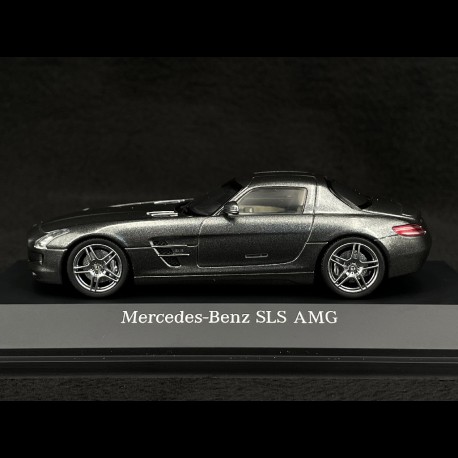 Mercedes-Benz SLS AMG Coupe 2009 Imola Grey 1/43 Schuco B66960027