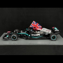 Lewis Hamilton Mercedes-AMG F1 W12 n° 44 Winner GP Great Britain 2021 1/18 Spark 18S599