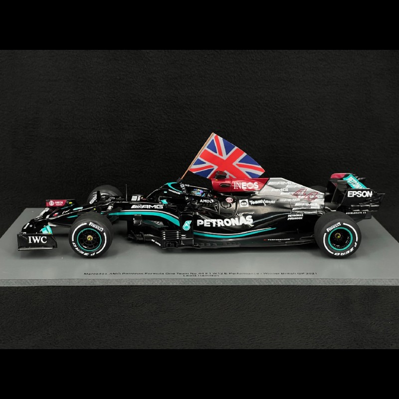 Lewis Hamilton Mercedes-AMG F1 W12 n° 44 Sieger GP Great Britain 2021 1/18 Spark 18S599