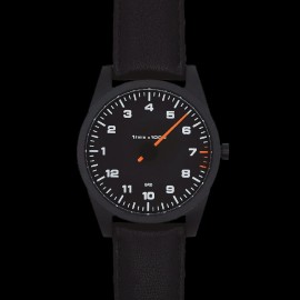 Tachometer Uhr Porsche 964 Carrera RS Einzeiger 6800 U/min Schwarz / Schwarzes Armband