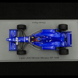 Olivier Panis Ligier JS43 n° 9 Sieger GP Monaco 1996 F1 1/43 Spark S7413