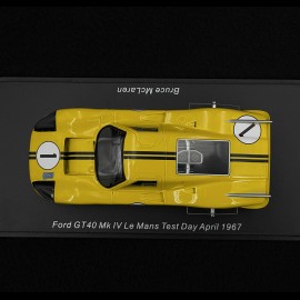 Ford GT40 Mk4 n° 1 24h Le Mans April Test 1967 1/43 Spark S4545