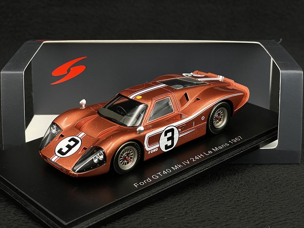 Ford GT40 Mk4 n° 3 24h Le Mans 1967 1/43 Spark S4543 - Elfershop