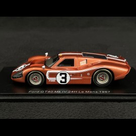 Ford GT40 Mk4 n° 3 24h Le Mans 1967 1/43 Spark S4543