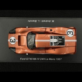 Ford GT40 Mk4 n° 3 24h Le Mans 1967 1/43 Spark S4543