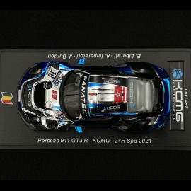 Porsche 911 GT3 R Type 991 n° 18 24h Spa 2021 1/43 Spark SB440