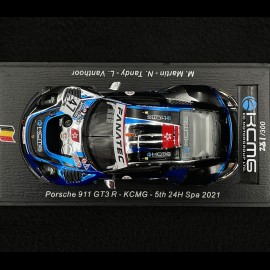 Porsche 911 GT3 R Type 991 n° 47 24h Spa 2021 1/43 Spark SB433