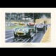 Poster Stirling Moss Aston Martin DB3S n° 8 24h Le Mans 1956 " The King and his Court " von Benoît Deliège