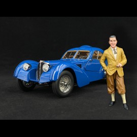 Jean Bugatti Figurine Diorama 1/18 Le Mans Miniatures FLM118042