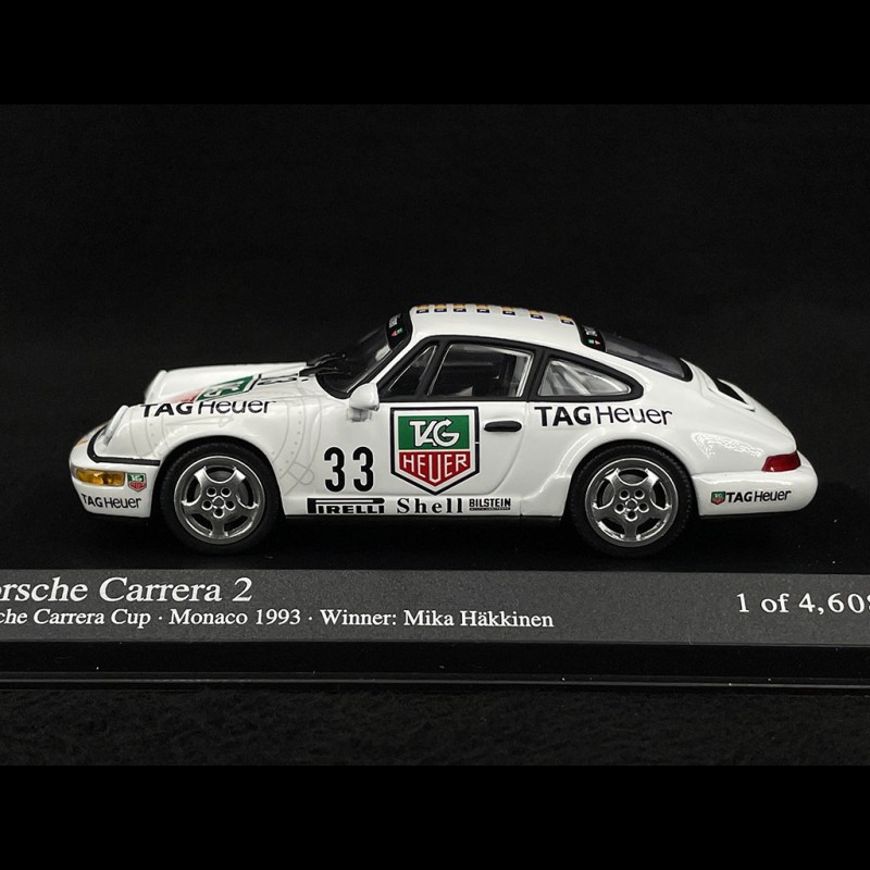 Porsche 911 Carrera Cup Type 964 n° 33 Winner Porsche SuperCup Monaco 1993 Tag Heuer 1/43 Minichamps 430936033