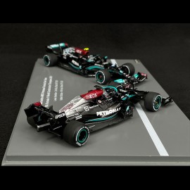 Duo Mercedes-AMG Petronas W12 F1 n° 44 & n° 77 GP Abu Dhabi 2021 World Constructor's Champions 1/43 Spark S7860