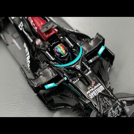 Duo Mercedes-AMG Petronas W12 F1 n° 44 & n° 77 GP Abu Dhabi 2021 World Constructor's Champions 1/43 Spark S7860