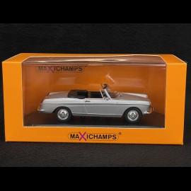 Peugeot 404 Cabriolet 1962 Silver 1/43 Minichamps 940112930