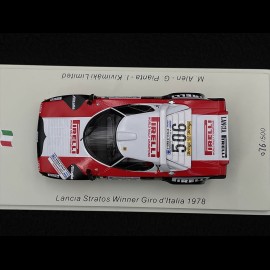 Lancia Stratos n° 506 Sieger Giro Italia 1978 1/43 Spark SI011
