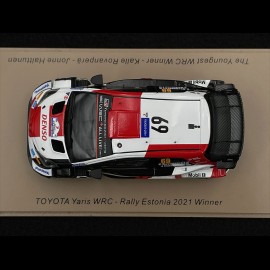 Toyota Yaris WRC n° 69 Winner Rallye Estonia 2021 1/43 Spark S6594