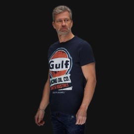 T-Shirt Gulf Oil Racing Marineblau - Herren