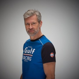 Gulf Racing T-shirt Original Graphic Blue - men