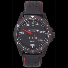 Porsche 911 RS 3.0 speedometer Watch black case / black dial / white numbers