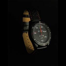 Porsche 911 RS 3.0 speedometer Watch black case / black dial / white numbers
