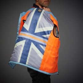 Gulf Jacket Performance Sleeveless Quilted Gulf blue / Black stripes - men