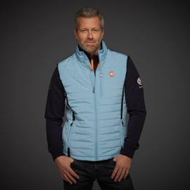 Gulf Jacket Performance Sleeveless Quilted Gulf blue / Black stripes - men