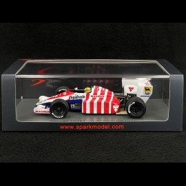 Ayrton Senna Toleman TG184 F1 n° 19 3rd GP Portugal 1984 1/43 Spark S2784