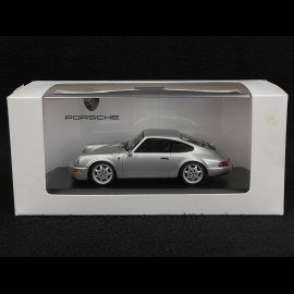 Porsche 911 type 964 Carrera 1990 silbergrau 1/43 Spark MAP02020714