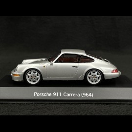 Porsche 911 type 964 Carrera 1990 silbergrau 1/43 Spark MAP02020714