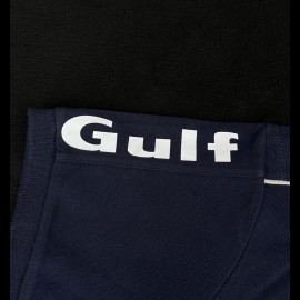 Gulf Polo Chequered Collar Diamond Navy Blue - men