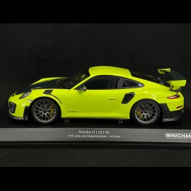 Porsche 911 GT2 RS Type 991 2018 Acid Green 1/18 Minichamps 155068309