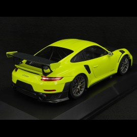 Porsche 911 GT2 RS Type 991 2018 Acid Green 1/18 Minichamps 155068309