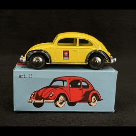 Volkswagen Beetle Swiss Post 1955 Yellow / Black 1/48 Hachette Mercury 56