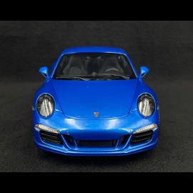 Porsche 911 Carrera GTS Type 991 Coupe 2014 Sapphire Blue 1/18 Schuco 450039700