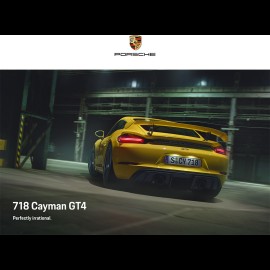 Porsche Broschüre 718 Cayman GT4 Perfectly irrational 09/2020 in Englisch WSLN2101000220