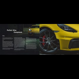 Porsche Brochure 718 Cayman GT4 Perfectly irrational 09/2020 in english WSLN2101000220